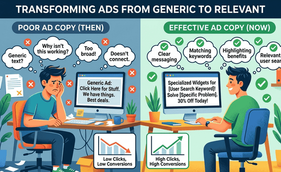 Poor Ad Copy That Doesn’t Match Intent